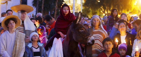 La Posada people in costume